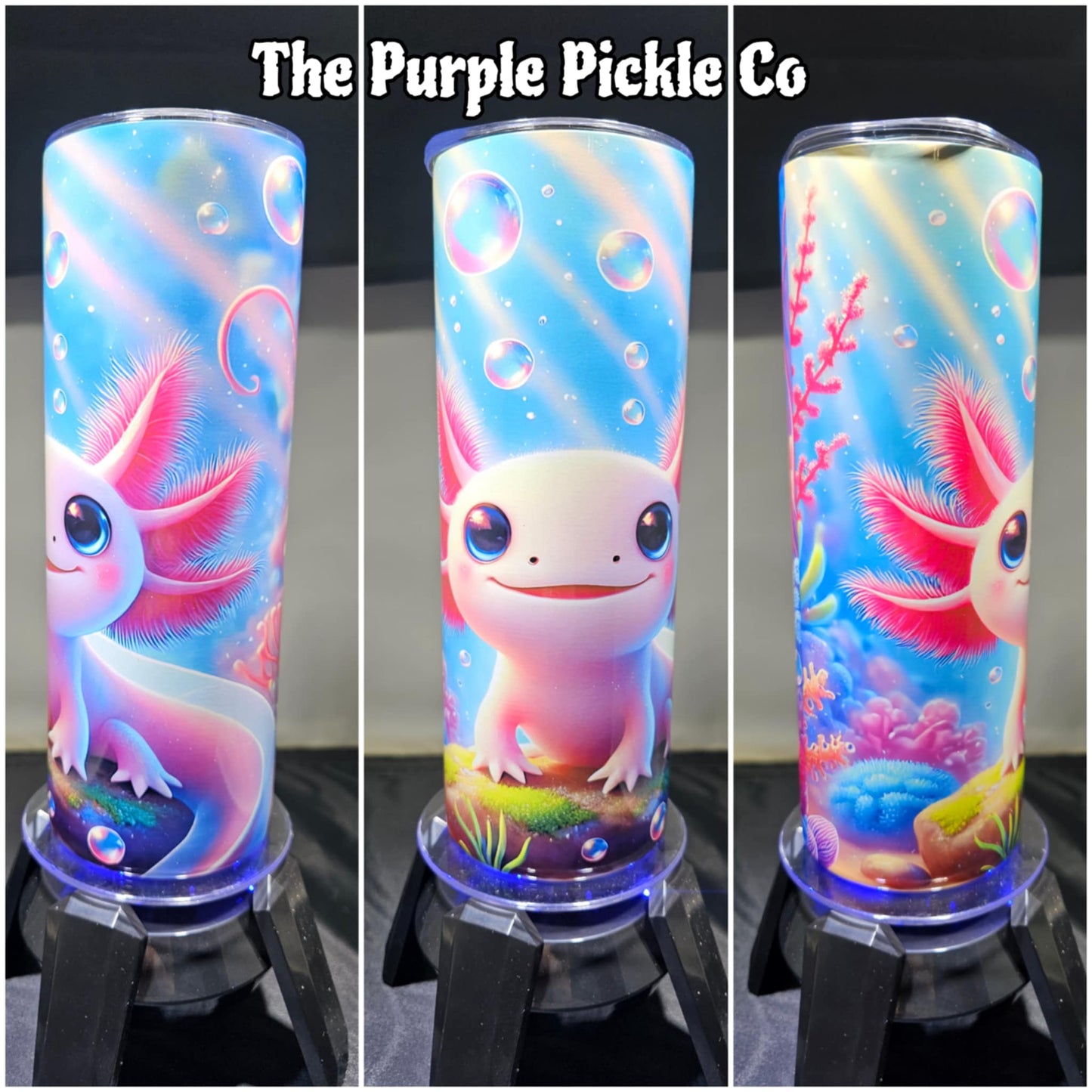 Axolotl 20oz Stainless Steel Sublimation Tumbler