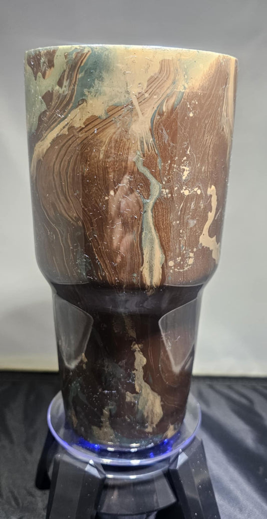 Rugged 30oz Hydo-Dipped Stainless Steel Tumbler