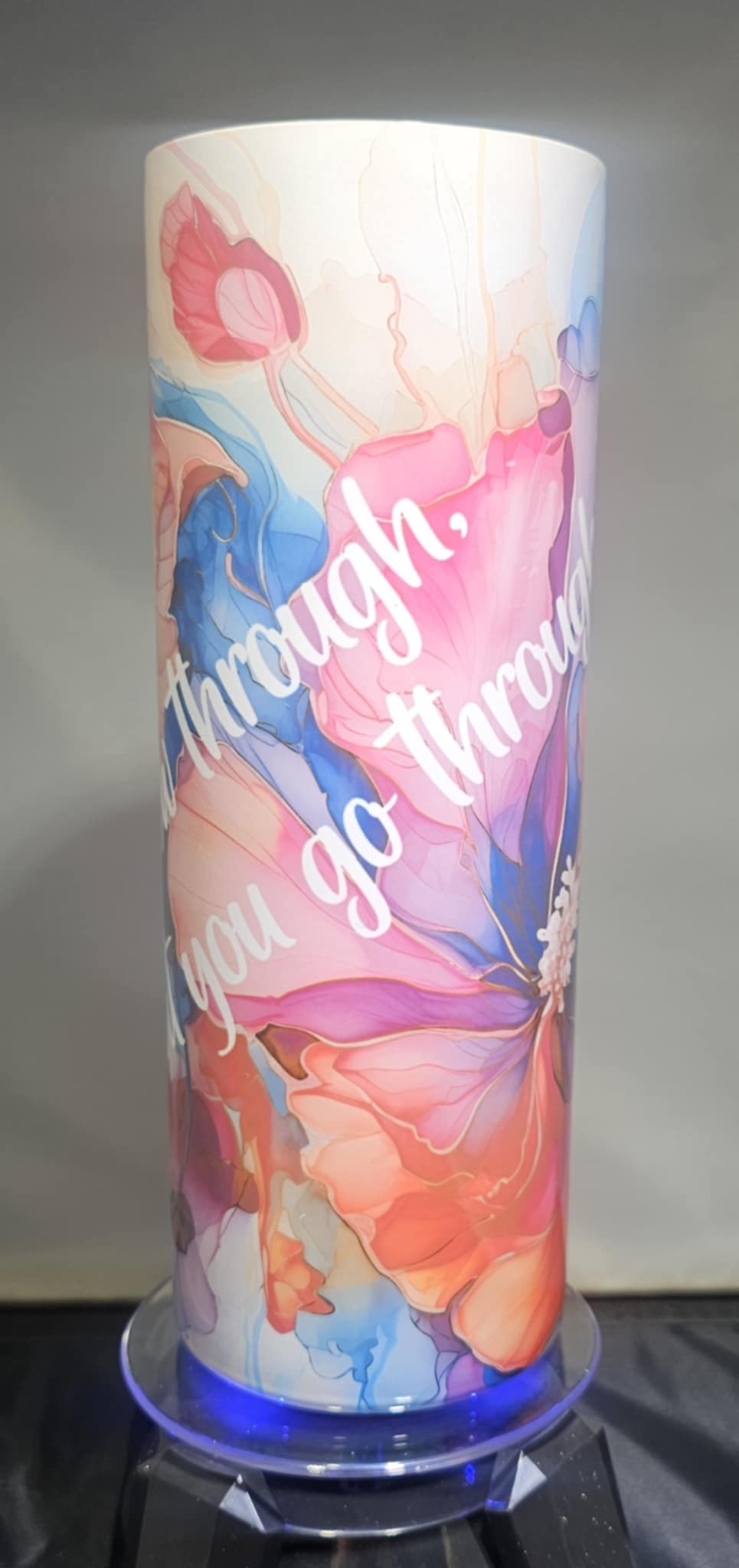Grow Through, What You Go Through 20oz Sublimation Tumbler