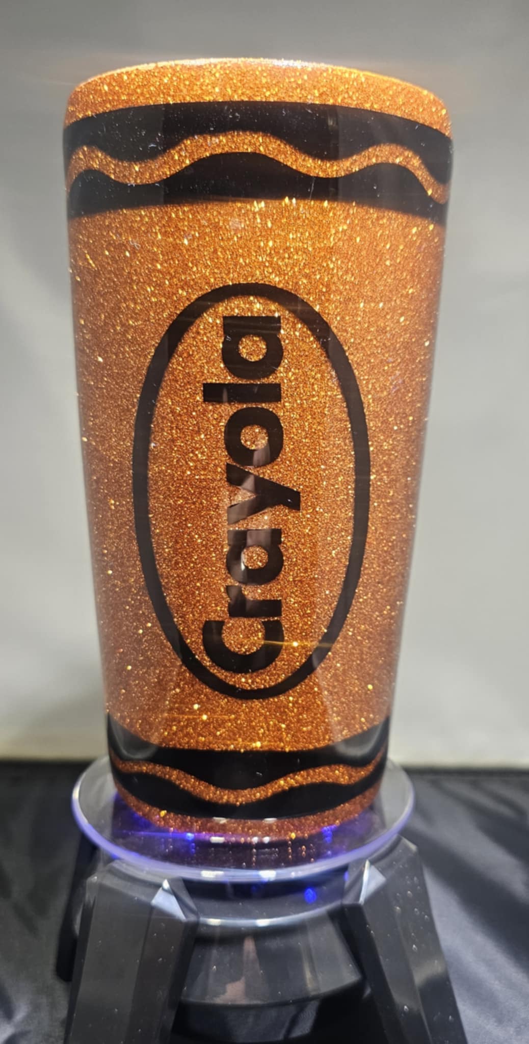 20oz Stainless Steel Gold High Quality Fine Glitter Tumbler
