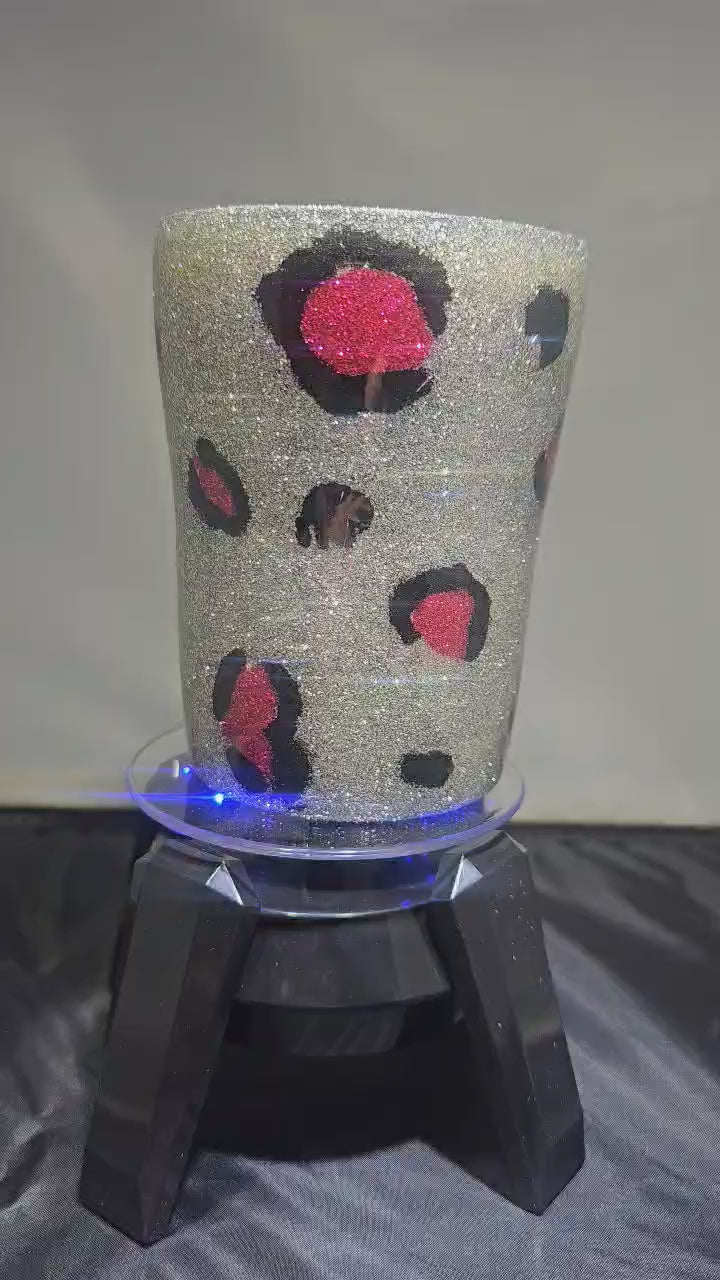 Adorable 15oz Sparking High Quality Fine Cut Glitter Tumbler – The
